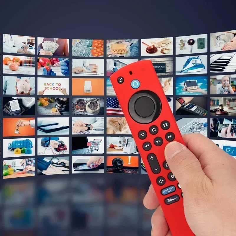 غطاء سيليكون جديد لجهاز Amazon Fire TV Stick 4K Max 2023 جهاز البث حافظة ناعمة عن بعد مع حافظة واقية مضادة للسقوط
