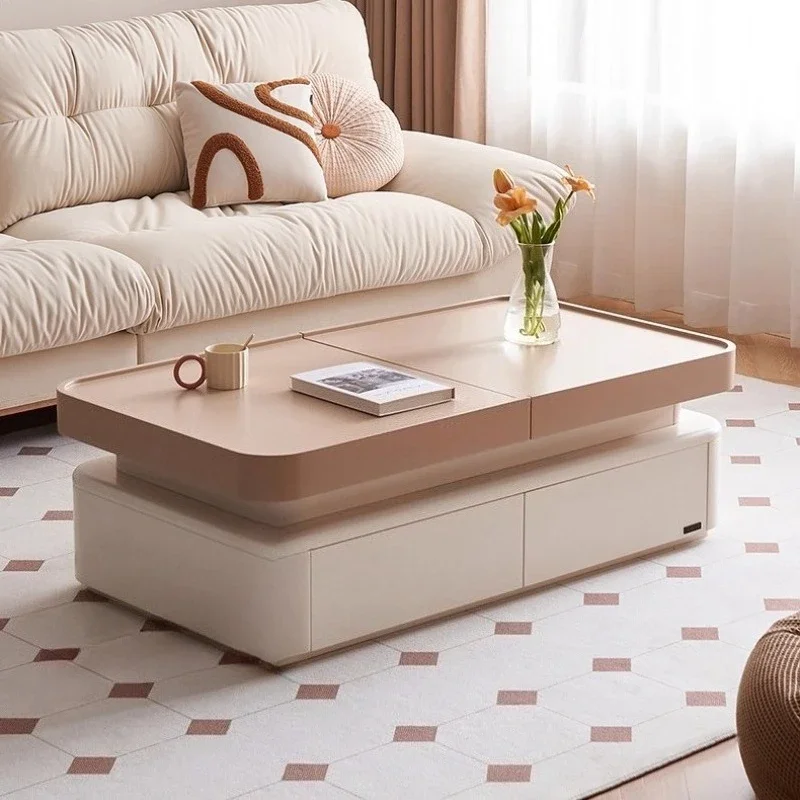 

Regale Retractable Coffee Tables Sedentary Side Table Coffee Tables Cabinet Living Room Compact Mesa Auxiliar Unique Furniture