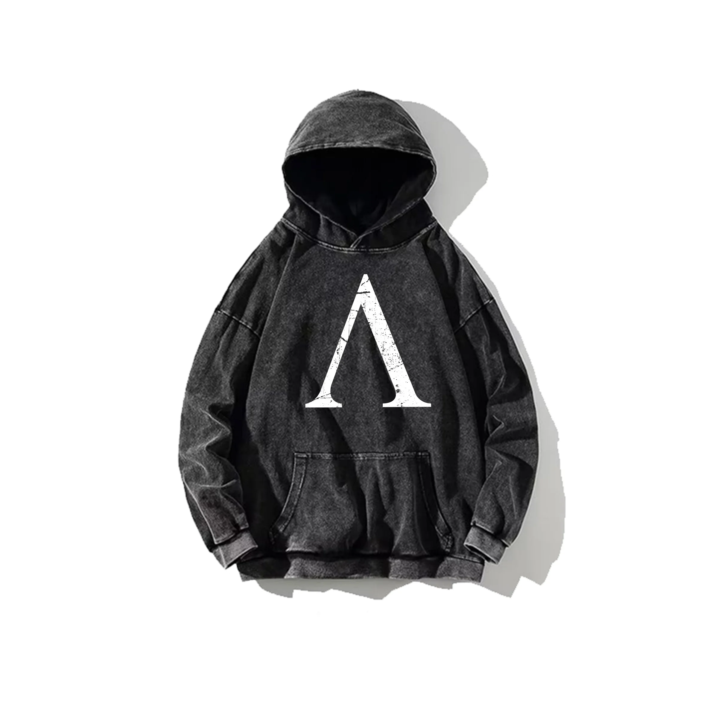 

Fashion Men's Clothing Retro Spartan Hoodie Men Clothes Hip-Hop Man Casual Oversized Sweatshirt GYM Summer Comfort Soft