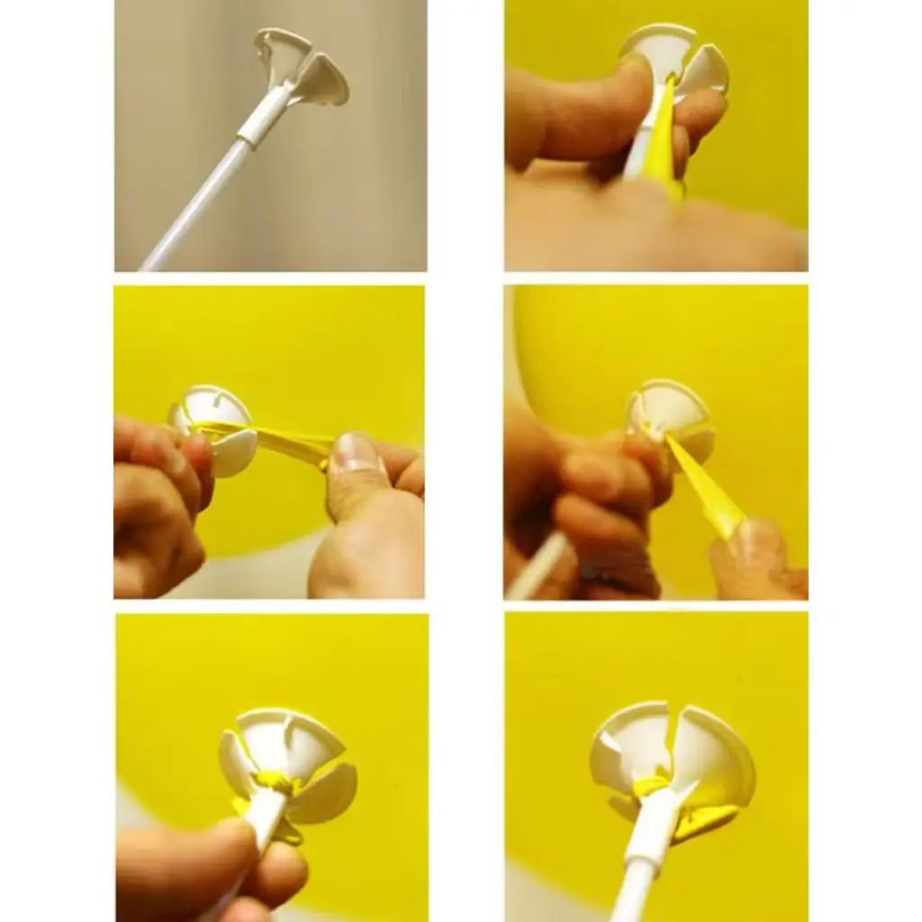 100set/50set A lot/ 40cm/32cm balloon accessories black Balloon Holder Sticks with cups party supplies decoration