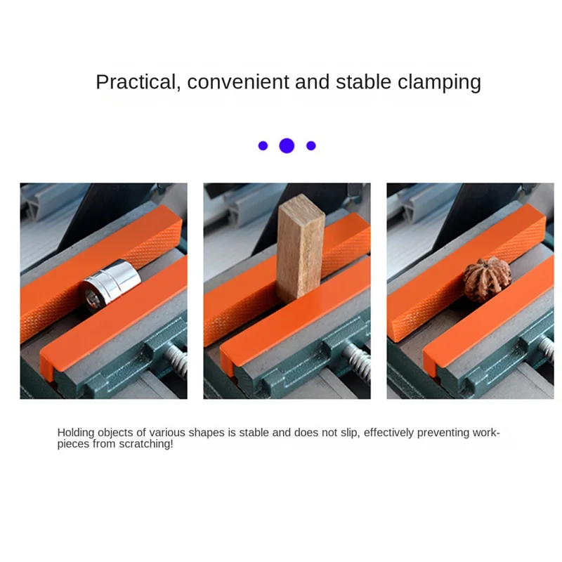 CMHI-6 Inch Vise Jaw Pad Magnetic Cover Multi-Purpose Protector For Metal Bench Vise Machine Tool