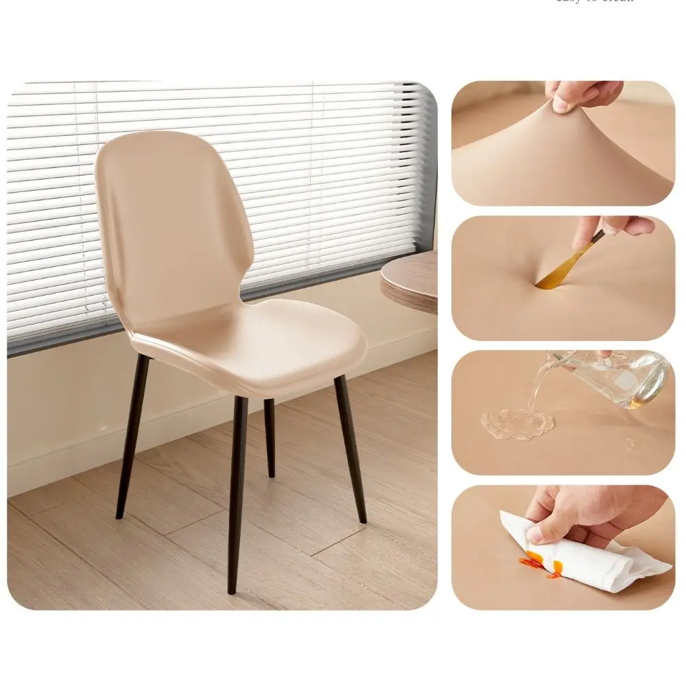 PU Leather PU Leather Chair Cover Waterproof Oil Resistant Waterproof Seat Slipcover Scratch Proof Elastic