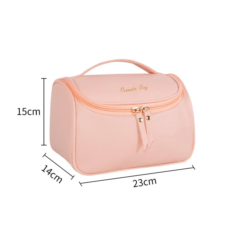 Waterproof and moisture-proof large capacity portable portable makeup bag with large opening bathroom storage bag