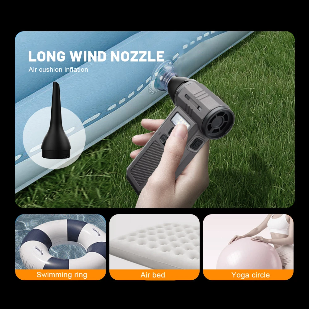 Powerful 350000 RPM Violent Fan Strong Dust Blower Mini Turbo Jet Fan Rechargeable 58m/s Turbo Fan Powerful Blower for Cleaning