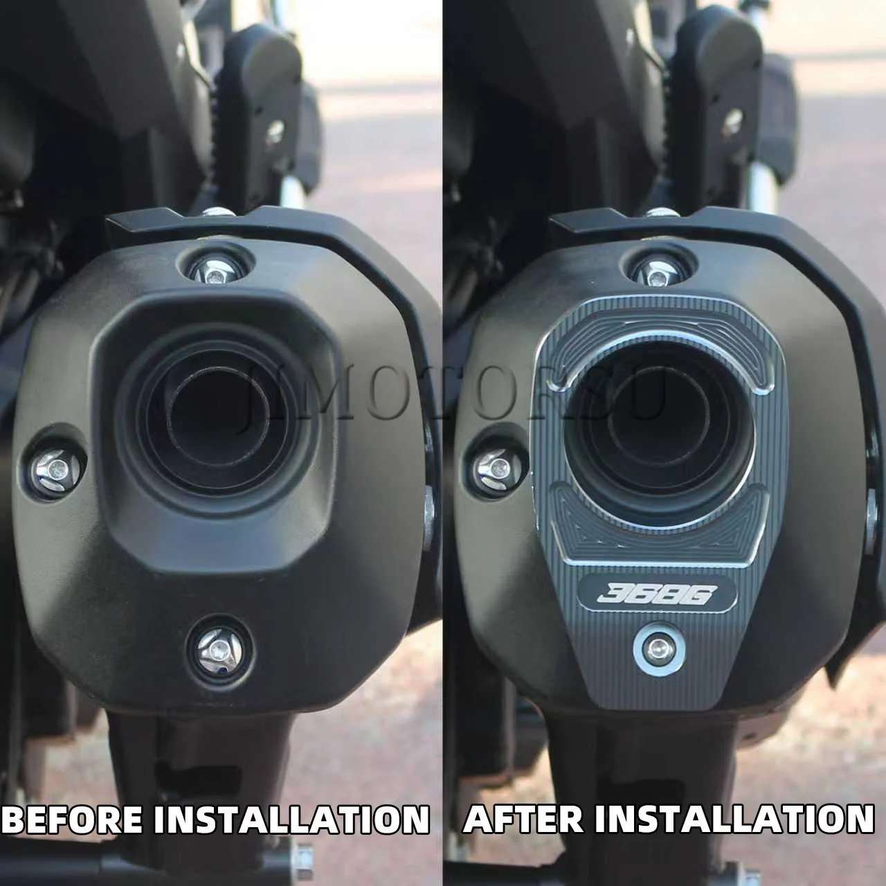Motorcycle 368 series Exhaust Pipe Cover Protection Tail Decorative Guard Cover For Zontes 368g 368 G 368m 368K 368m 368D 2026-