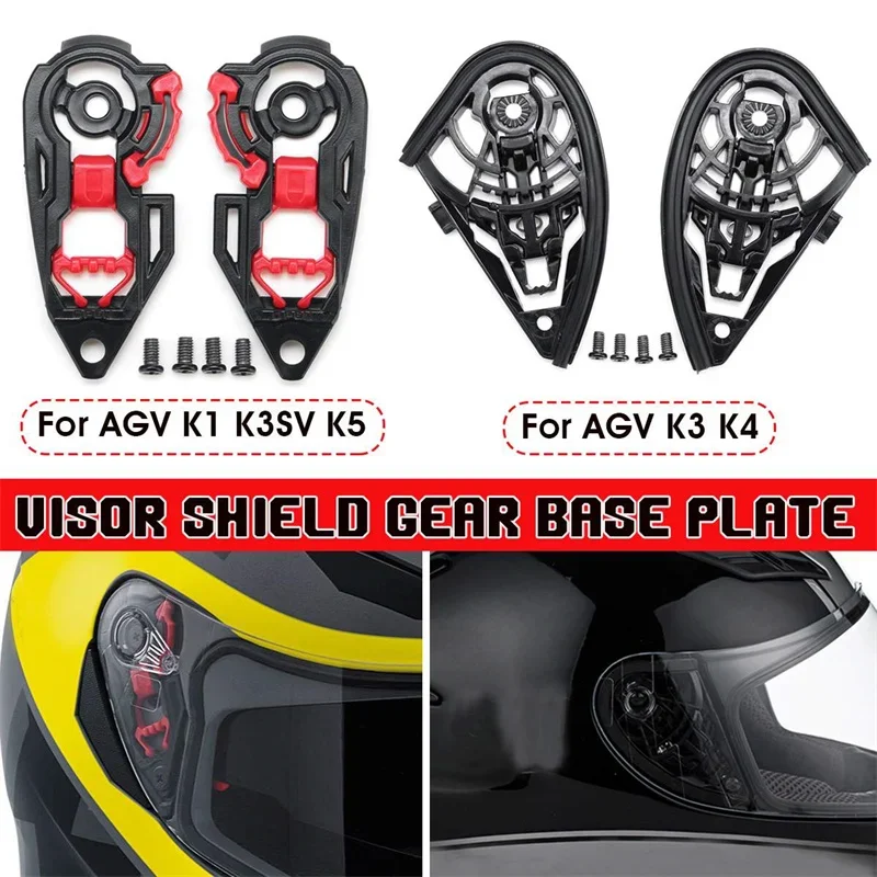 Motorcycle Helmet Parts Accessories Helmet Visor Base Lock for AGV K1 K3SV K5 Casco Moto Mechanism Capacete Shield Lock