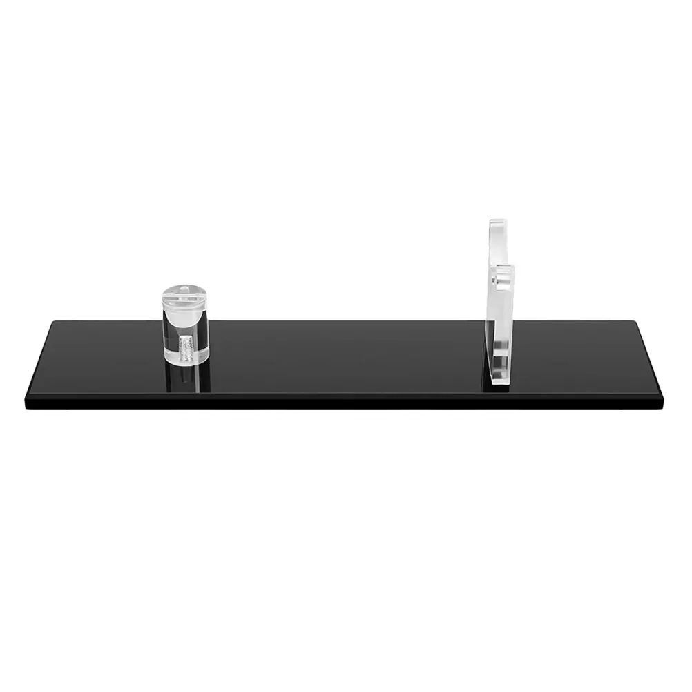

Acrylic Display Holder Transparent Kitchen Rack for Knives Black Stands Detachable Easy Clean Organized Collection