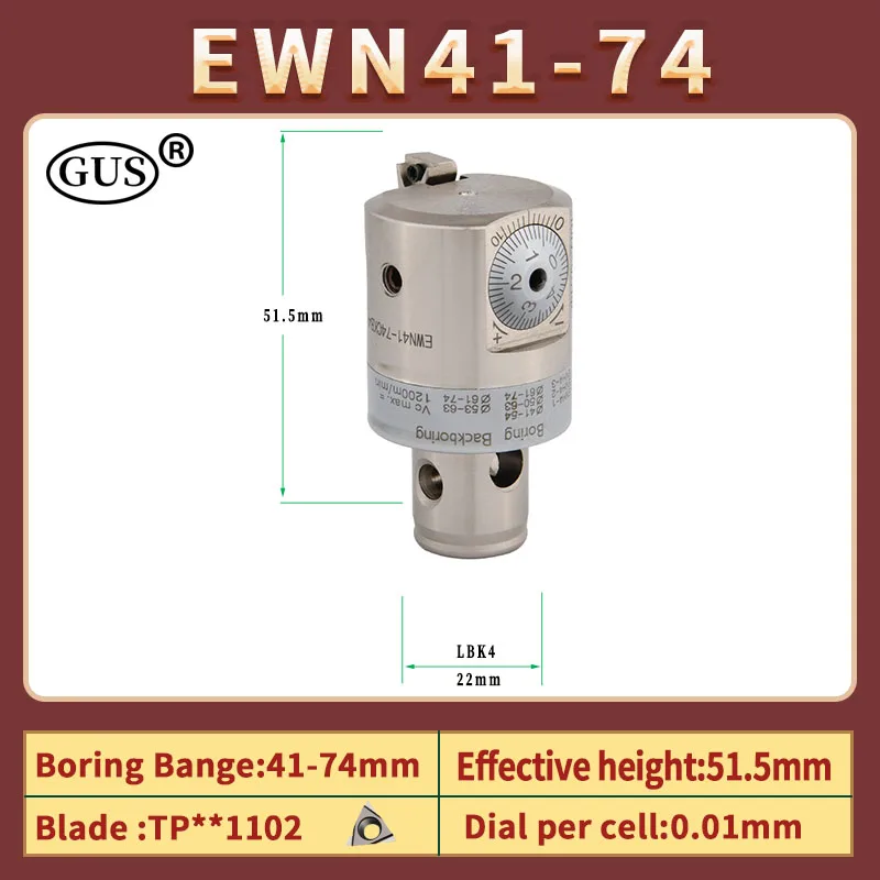 CBH EWN Precision EWN20 EWN25 EWN32 EWN41 EWN68 EWN150 Adjustable Boring Tool Holder Bore CKB LBK1 2 3 4 5 6 LBK