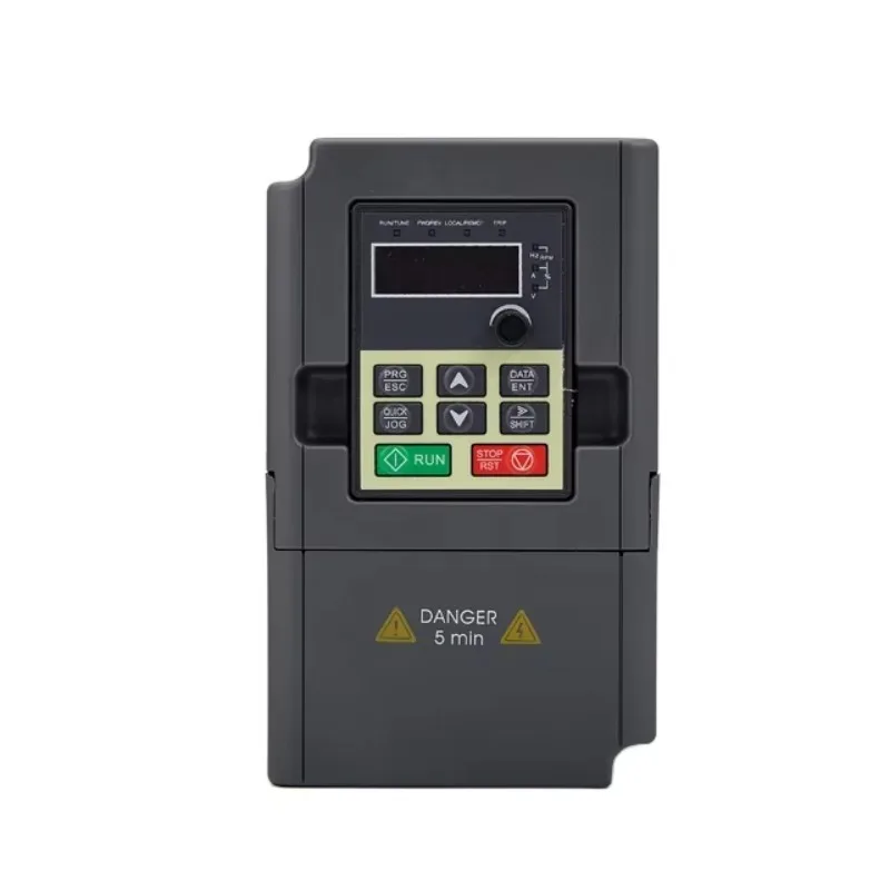Mini Type IGBT Inverter Infineon Coil 0.75kw 1hp Three Phase 380V AC Drive VFD  Frequency Converter for Gear Box Motor
