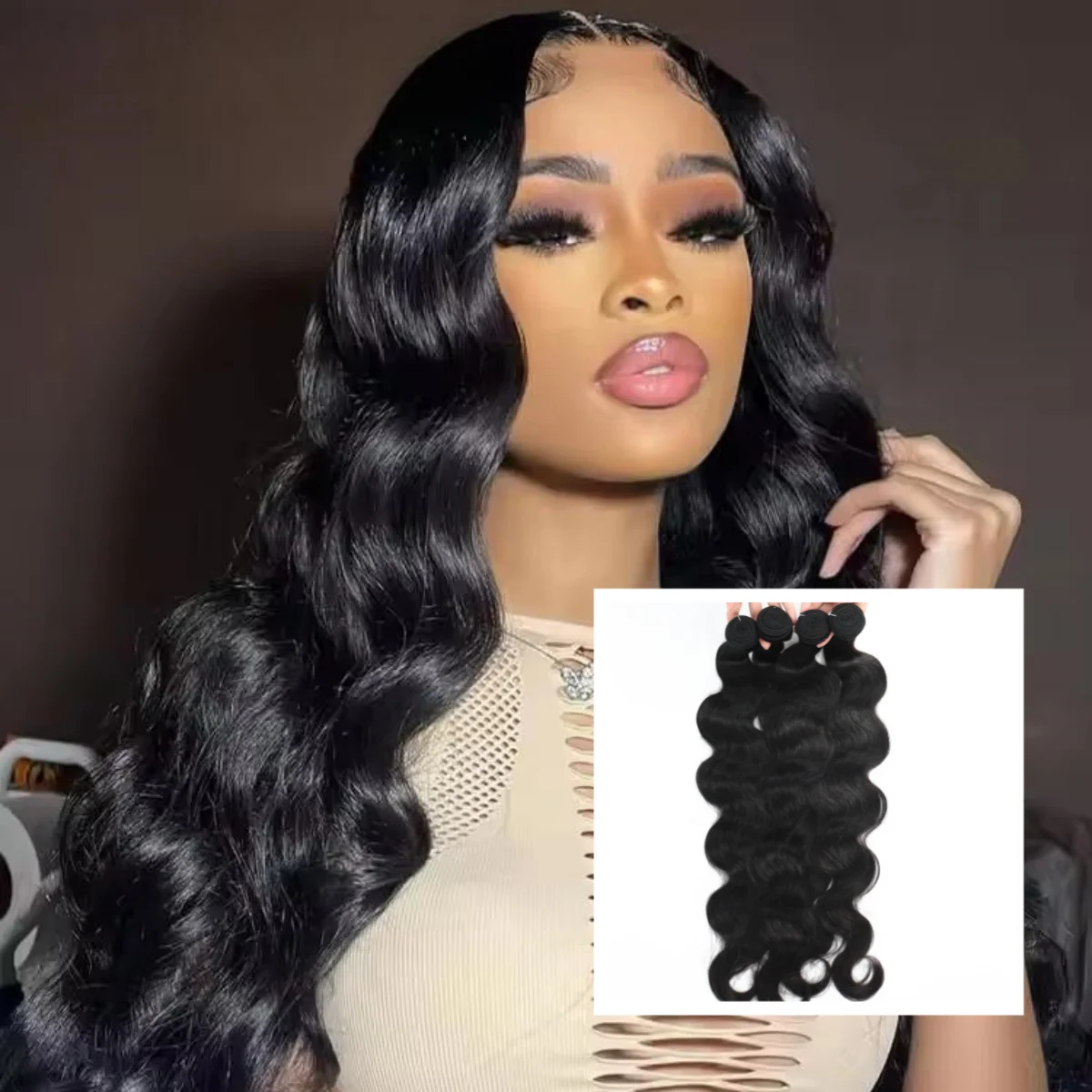 Body Wave Bundles 100% Brazil Human Hair Virgin 2/3/4 Black Human Hair Bundles For Braiding Straight Brazilian Remy Hair