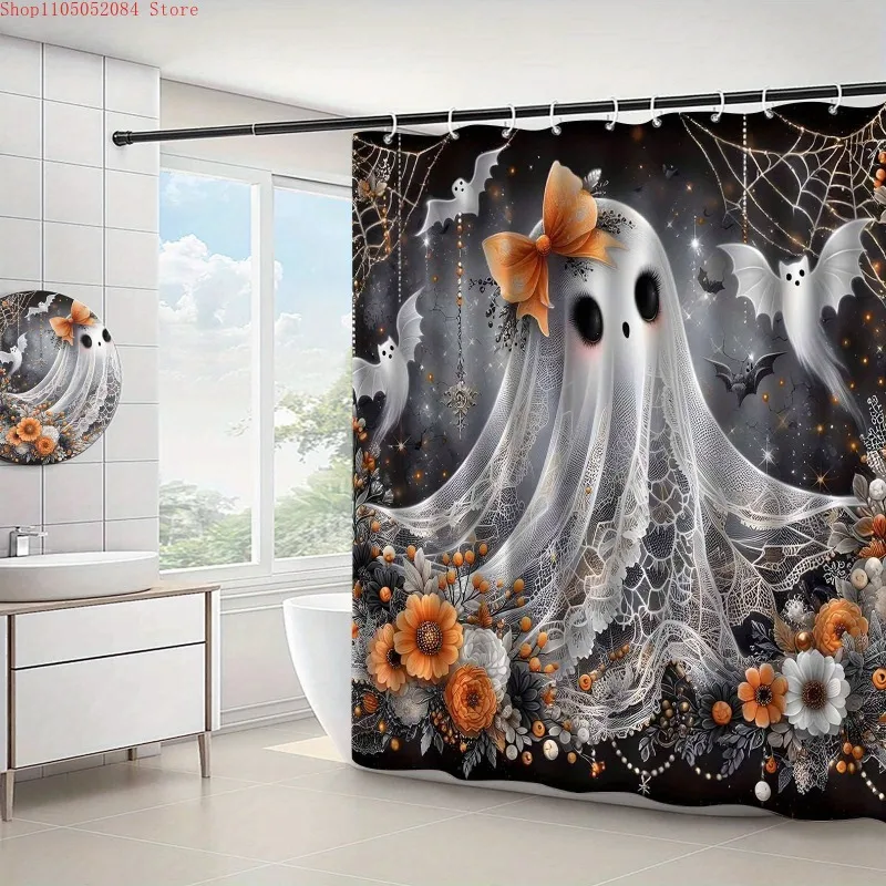 cortina-de-chuveiro-lavavel-a-prova-d'agua-com-ganchos-facil-instalacao-anti-mofo-design-simples-e-fofo-para-casa-hotel-dormitorio-apartamento