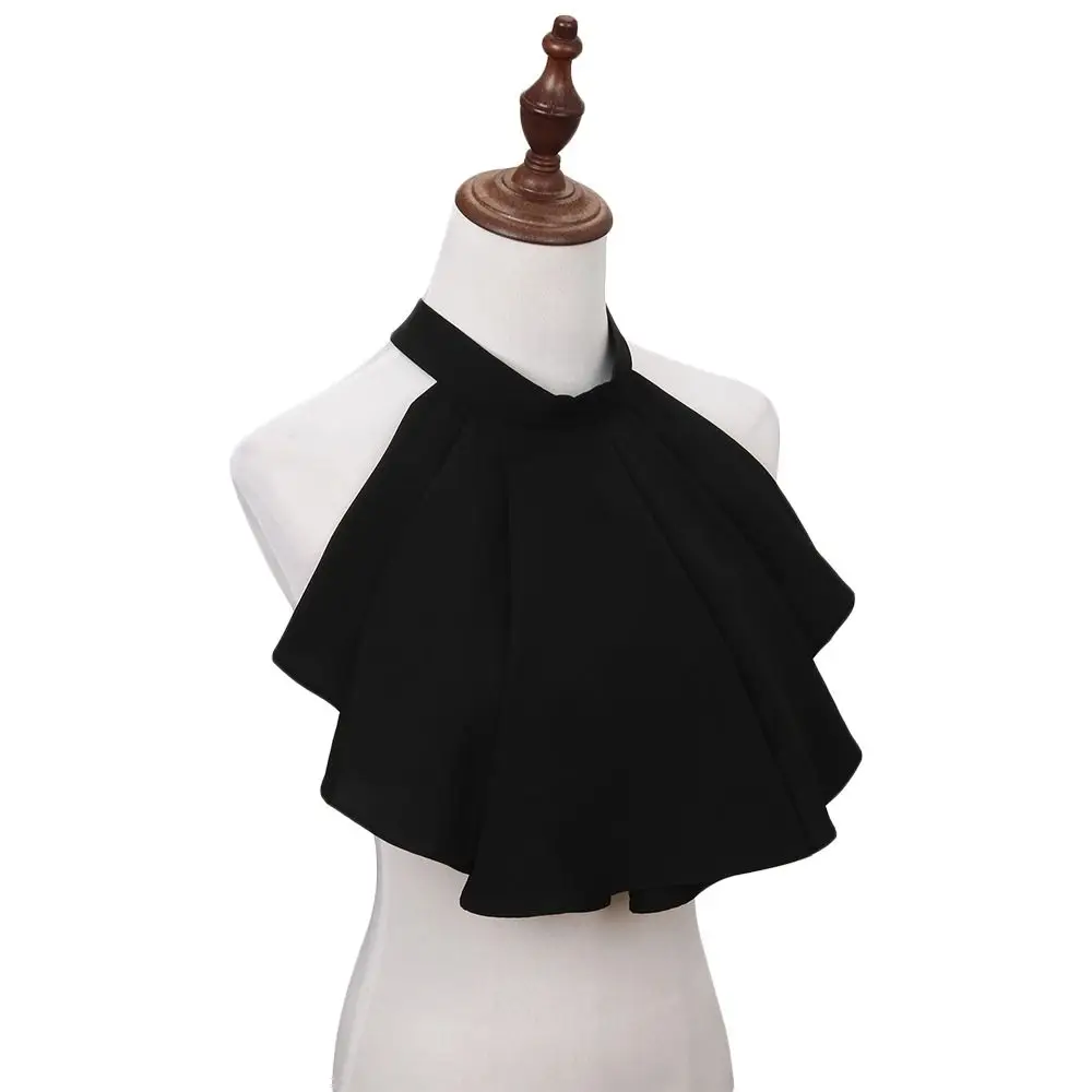 

Модный цветочный искусственный воротник в стиле ретро, съемный декоративный нарукавник с цветочным принтом, аксессуары для одежды, кружевной воротник, косплей