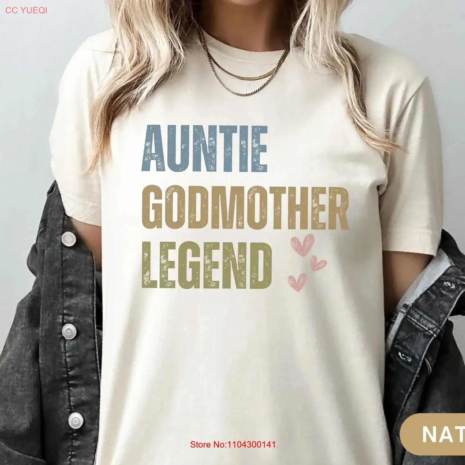 Funny Godmother GifT T Shirt Godparent Proposal Catholic Birthday for Baptism Sponsor SweaT Cute vintage Washed