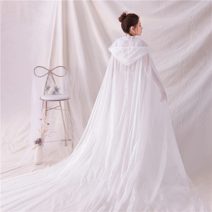 New Arrival Ivory Cathedral Wedding veil with Hats Wedding accessoires de mariage Bride cape Voile de mariée Lace Bridal veils