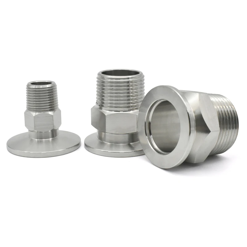 KF High Vacuum Outer Wire Joint Hexagon 304 Stainless Steel KF16/25/40/50 Quick Flange Fittings British 3/4 