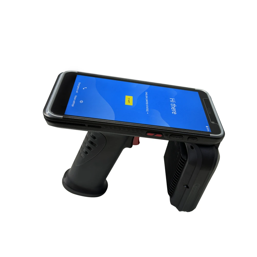 RAKINDA S80 UHF Android 11 جهاز المساعد الشخصي الرقمي المحمول القوي مع قارئ UHF RFID ذاكرة كبيرة للتطبيقات الطبية والصحة