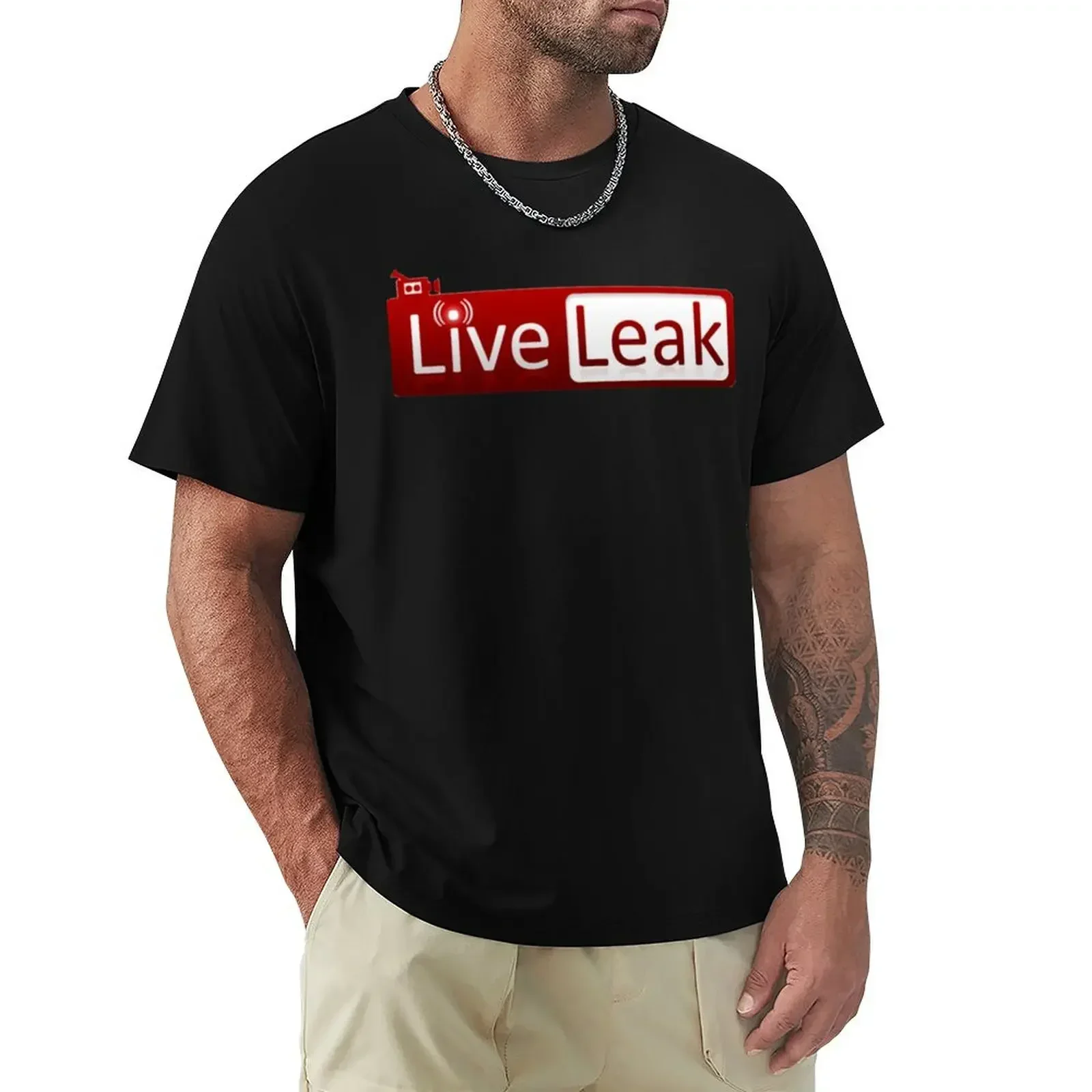 Live Leak Website T-shirt sports fans new edition anime clothes slim fit t shirts for men