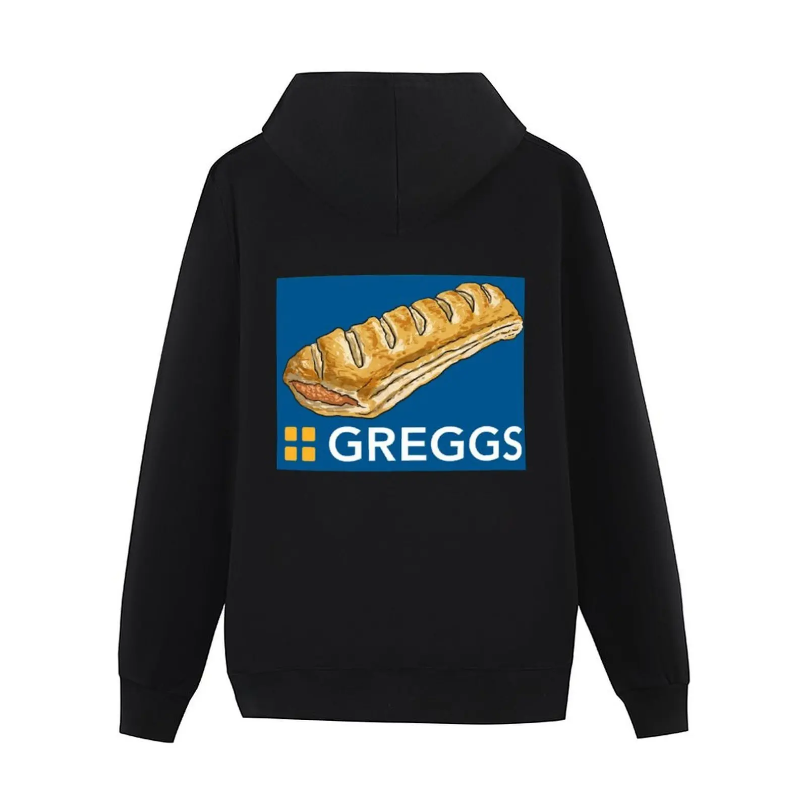 شعار GREGGS مع قلنسوة لفة السجق ملابس الخريف الكورية بلوزة الرجال معطف الملابس الجمالية هوديس للرجال جودة عالية