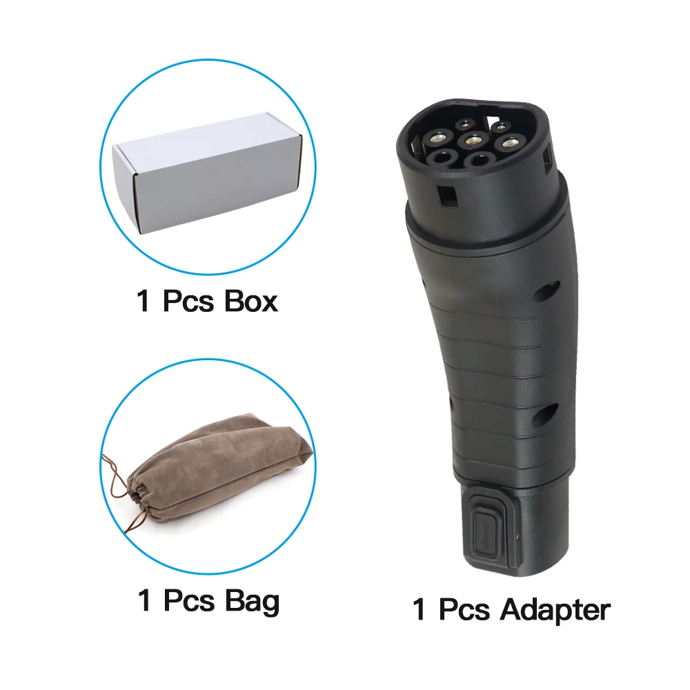 Remplissage rapide des placements d'adaptateur d'EV au type chargeur à courant alternatif 2 pour la prise standard hybride de IEC-62169 de voiture d'EleaccelerVehicle