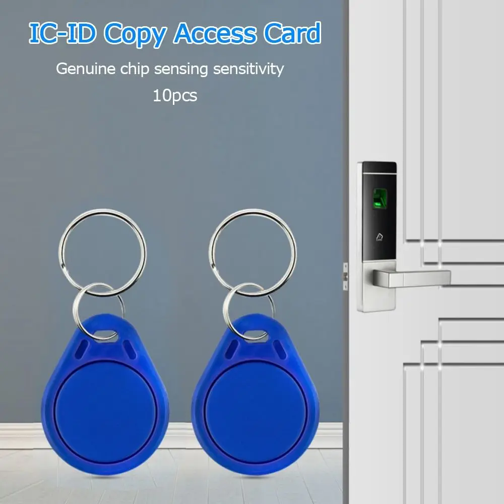 

10pcs Rewritable 13.56MHz Keyfobs RFID NFC Tag Access Control Key Key Card Clone Card