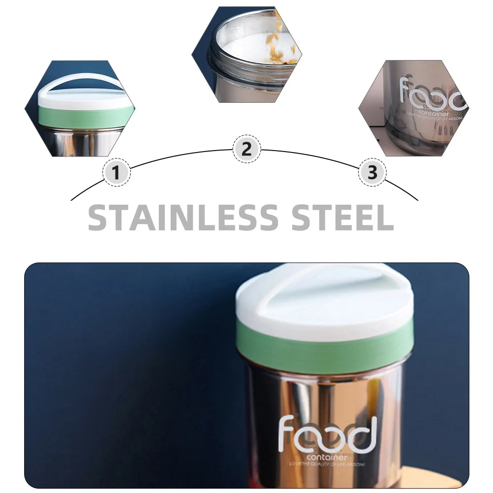 

Insulated Soup Porridge Kitchen Mug Food Containers Lid Food Container Portable Storage Thermal Bowl Stainless Steel