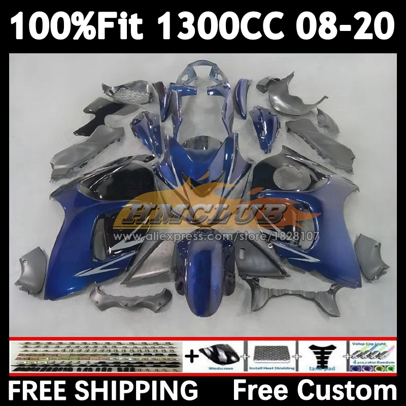 Body For SUZUKI Hayabusa GSXR1300 08 09 10 11 12 13 38No.22 stock blue GSX-R1300 GSXR 1300 14 2015 2016 2017 2018 2019 Fairing