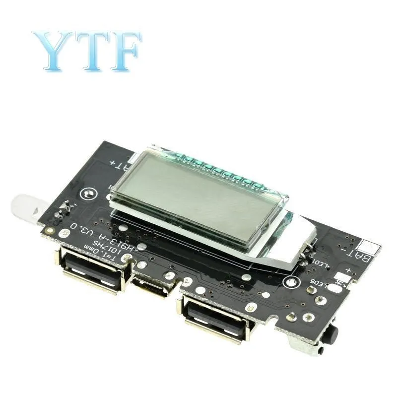 Dual USB 5V 1A 2.1A Mobile Power Bank 18650 Battery Charger PCB Power Module Accessories For Phone DIY LED LCD Module Board