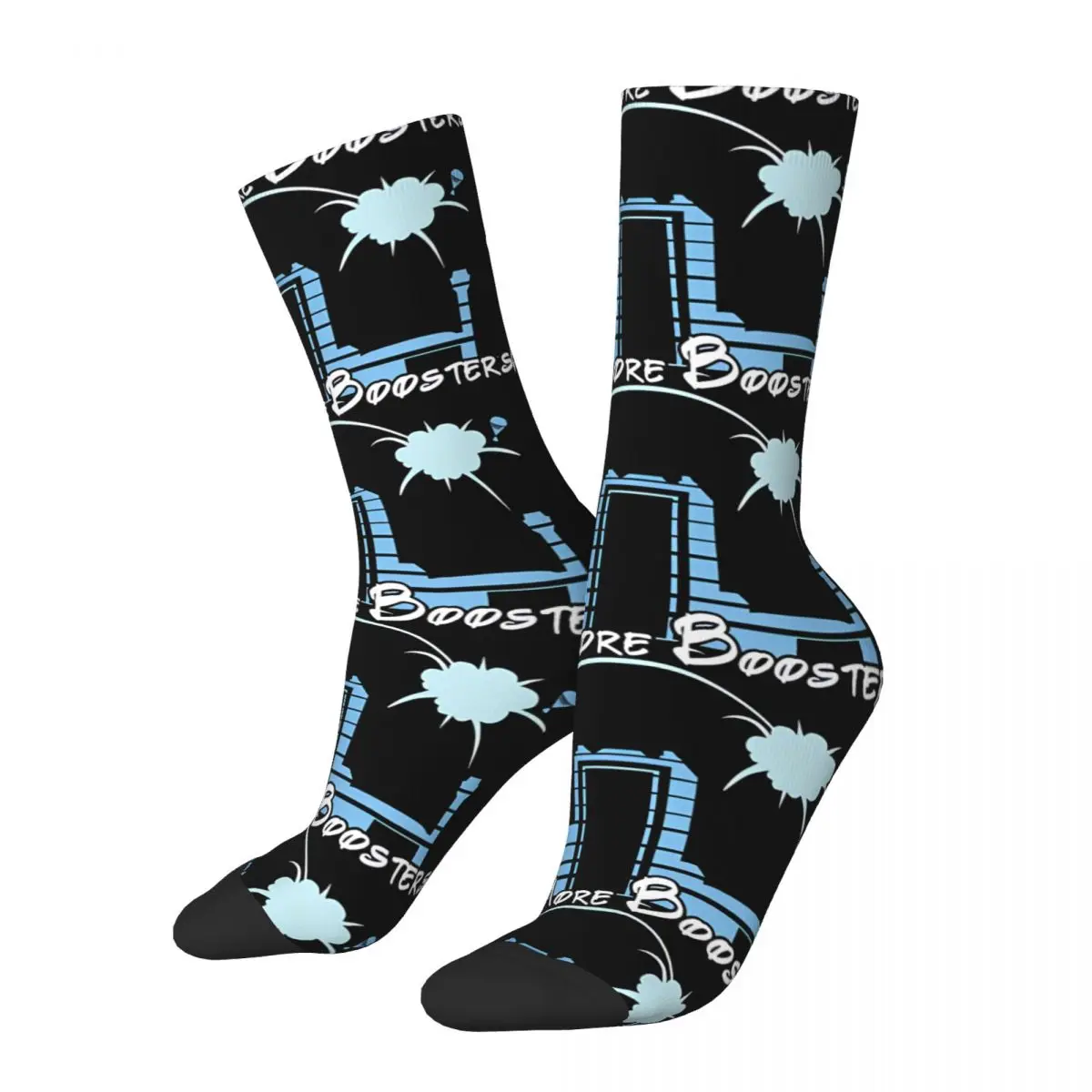 Vintage Needs More Boosters Men's compression Socks Unisex Kerbal Space Program Harajuku Pattern Printed Novelty Crew Sock