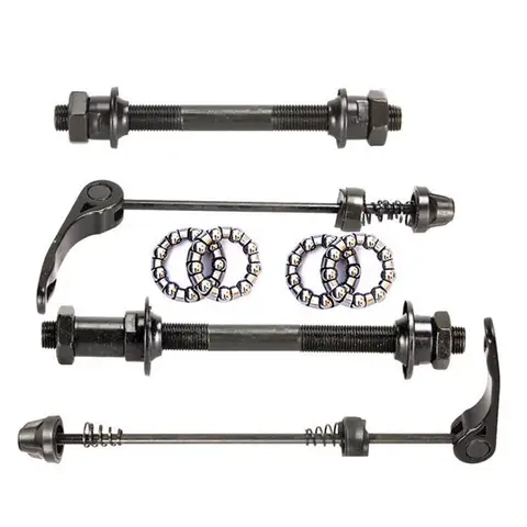 1 세트 MTB 자전거 차축 전면 후면 퀵 릴리스 꼬치 도구 25mm 1/4 허브 베어링 6 7 8 속도 범용 자전거 부품