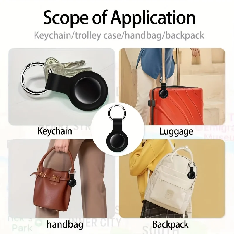 El rastreador inteligente con etiqueta de aire GPS funciona con Apple Find My Dispositivo antipérdida adecuado para la billetera del coche para mascotas con llaves