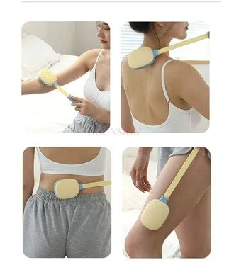 Telescopic slap-sha plate meridian slapping special back-beating massager silicone buckle sha-beating artifact handheld massage