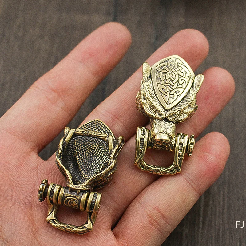 [YU]DIY Accessories For Personality Couple Bracelet Weaving Paracord Multifunction Buckle Brass Outdoor Small Tool