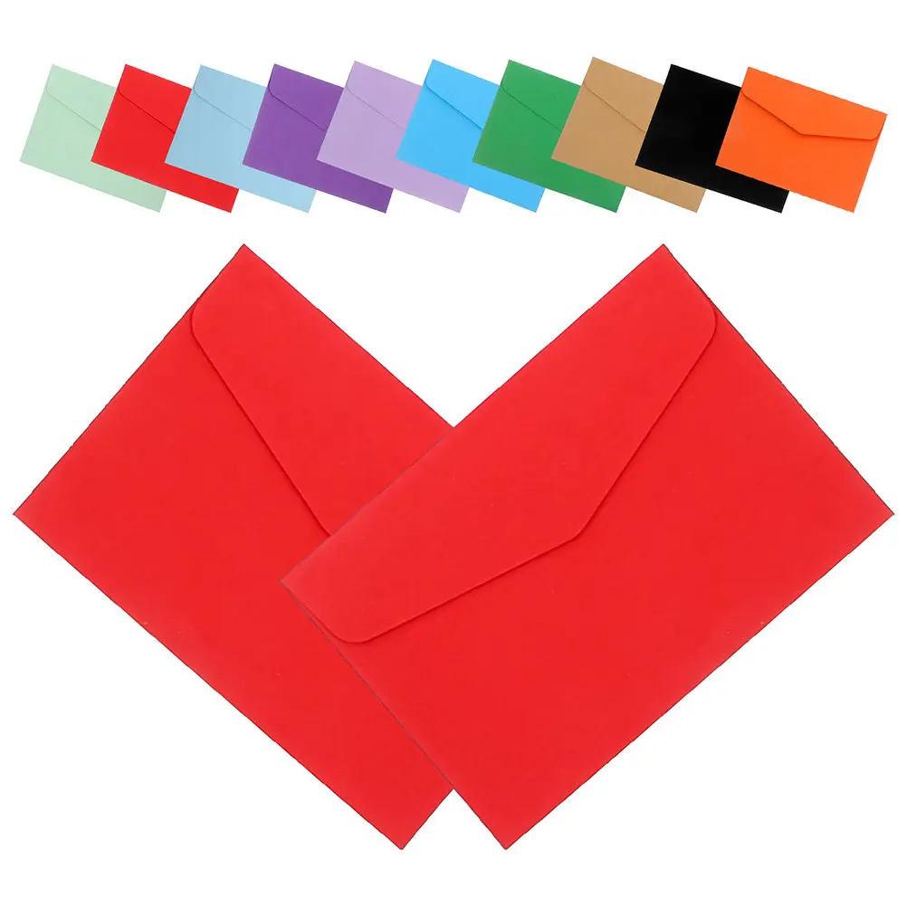 

70Pcs Colored Small Envelopes Simple Style Budget Money Cash Coin Gift Envelopes for Office Students Budgeting Savings Tracking
