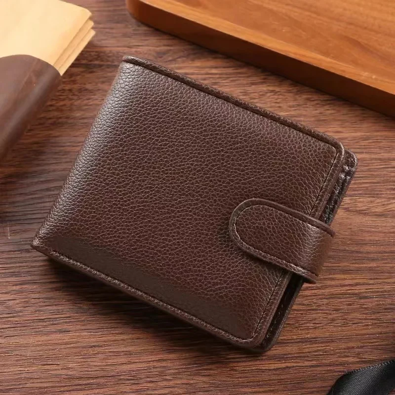 New wallet men's short wallet men's business Korean version multi card retro fashion horizontal wallet