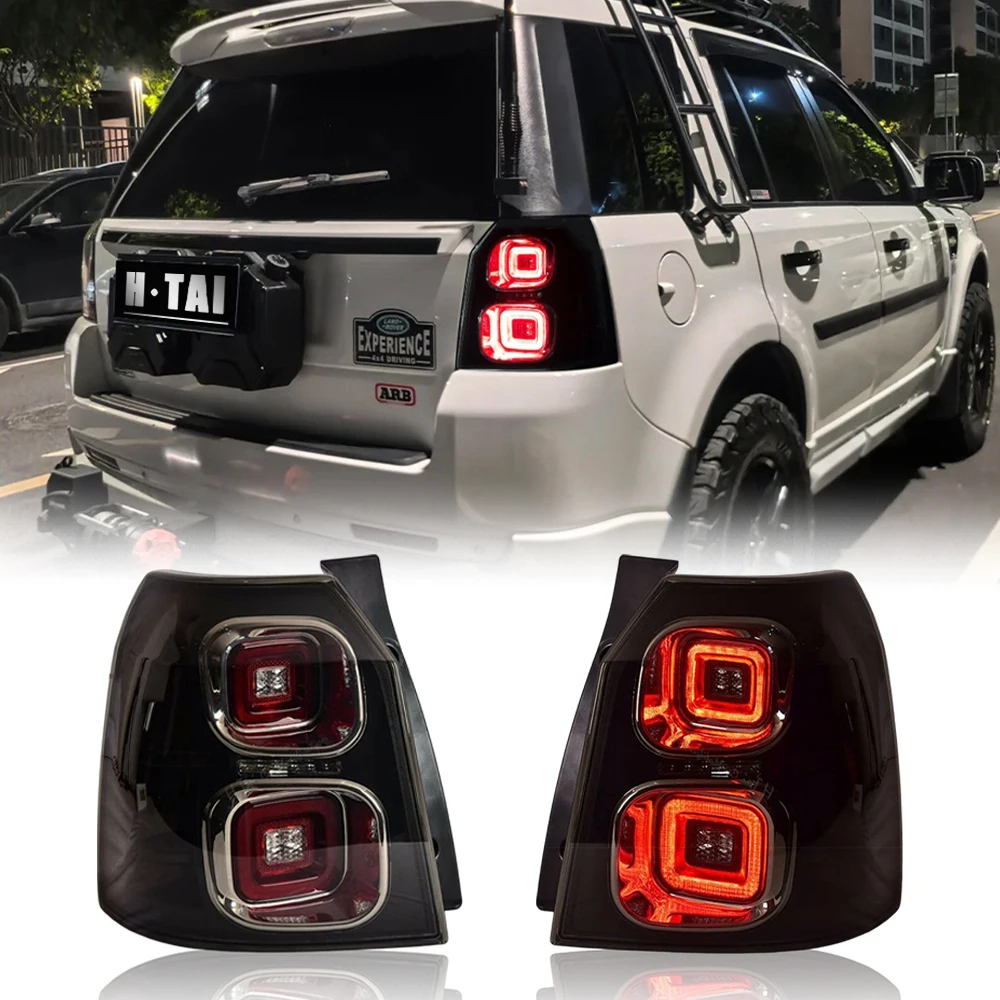 LED Tail Lights For Land Rover Freelander 2 2008-2015 Rear Lamps Taillights Fog Lights Dynamic Turn Signal Car Light Assemblies
