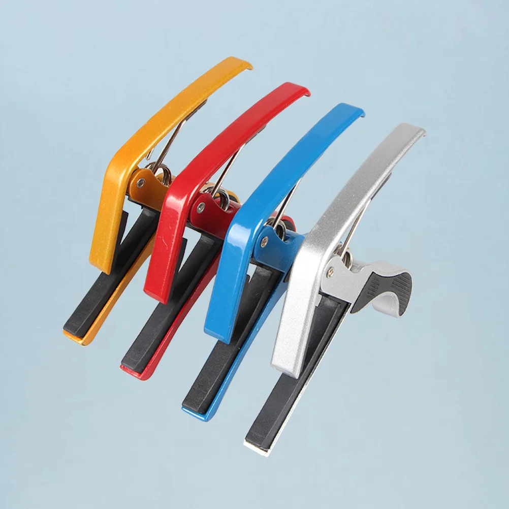 4 قطعة كابو جيتار احترافي متوافق مع جيتار خشبي كلاسيكي شعبي صوتي القيثارة مندولين بانجو كمان