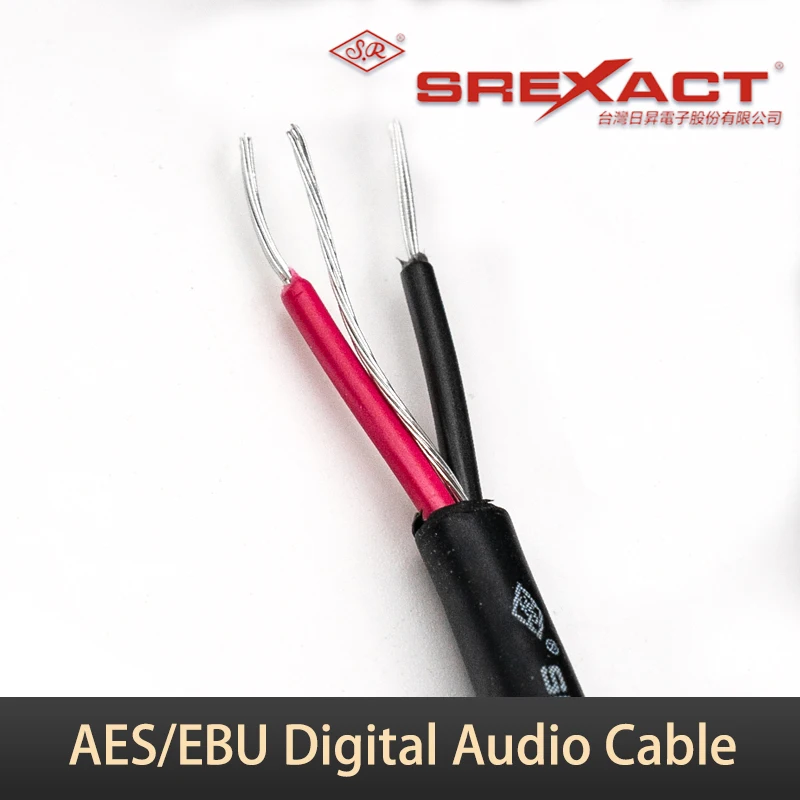 SREXACT Low Capacitance AES/EBU Digital Audio Cable High Twisted Pair DMX512 Microphone Cable Engineering Installation Cable