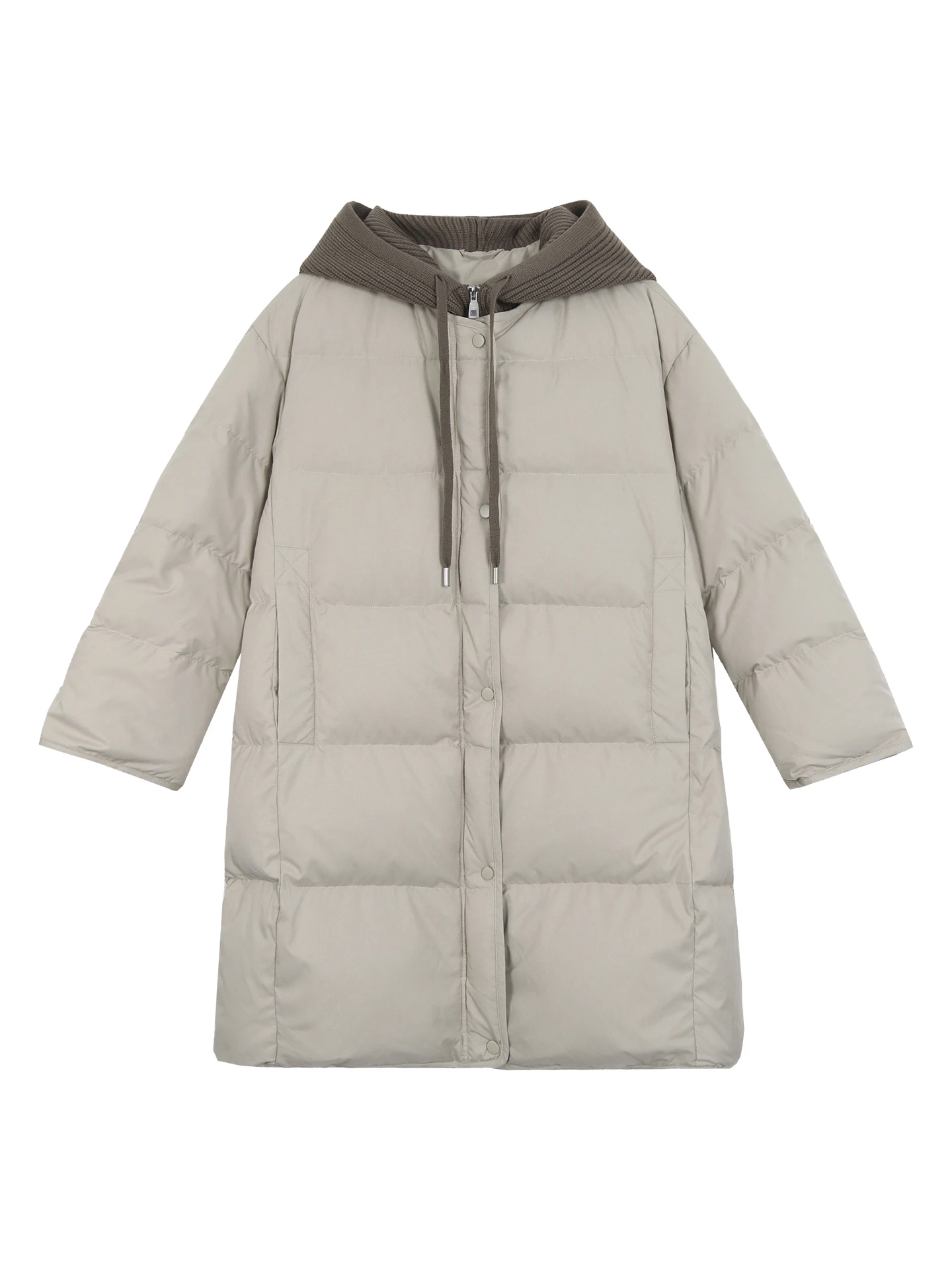 Rosso Celebri Plaza Piumino da donna Jaet 2025 Nuovo cappello invernale Intercato Lunghezza media 90 Bianco Du down Winte molto attraente...