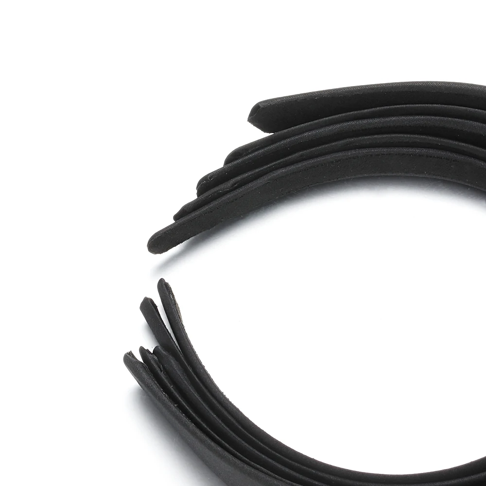 1pc Black Full Wrap Cloth Plastic Headband 1.5-4mm Wide Headband Base for Women DIY Headwear Jewelry Making Accessories view 6