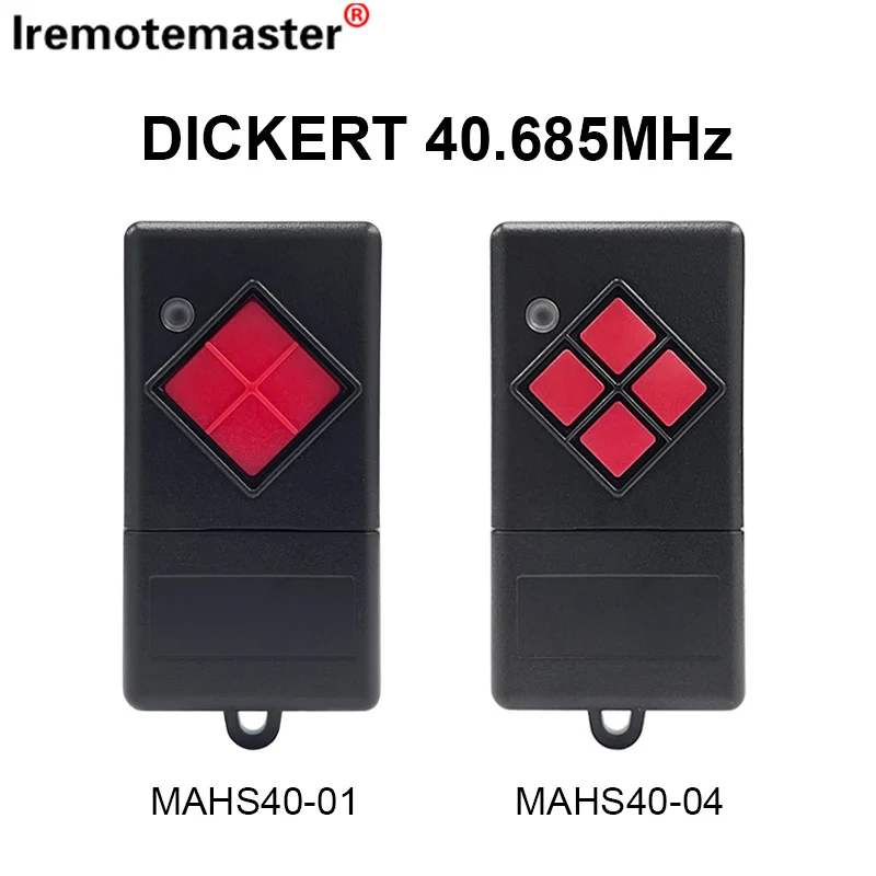 

For Newest DICKERT MAHS40-01 MAHS40-04 Remote Control with 10 DIP Switch 40.685MHz Garage Door Gate Openers Replace