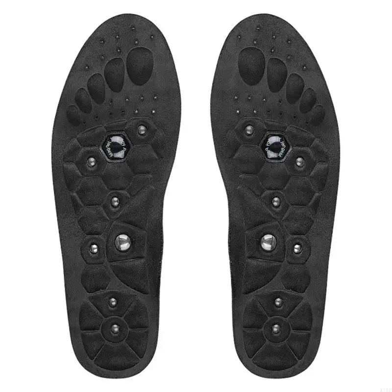 K1KB 1 Pairs Therapy Massage Insoles for Feet Unisex Weight Loss Foot Magnet