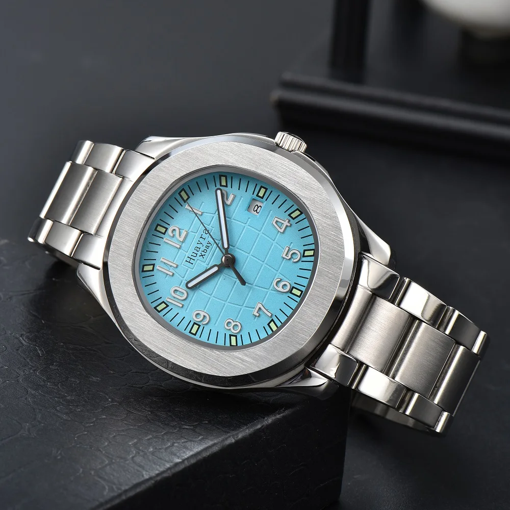 2023 nuovo cielo blu top orologio meccanico automatico di lusso da uomo impermeabile sportivo data tavolo fibbia a farfalla automatico ST16