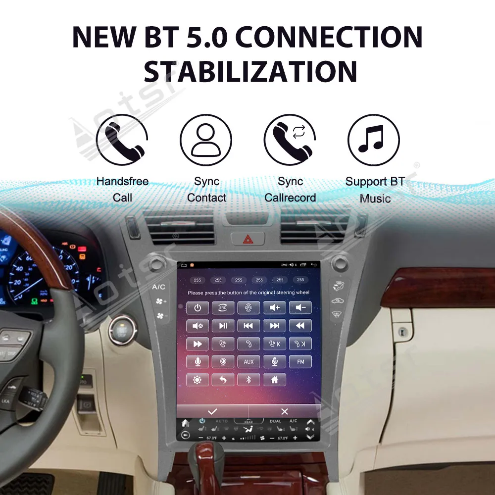 13.1’’ Android 13 Carplay For Lexus LS460 2006-2012 GPS Navigation Car Radio HD Touch Screen Multimedia Auto Stereo
