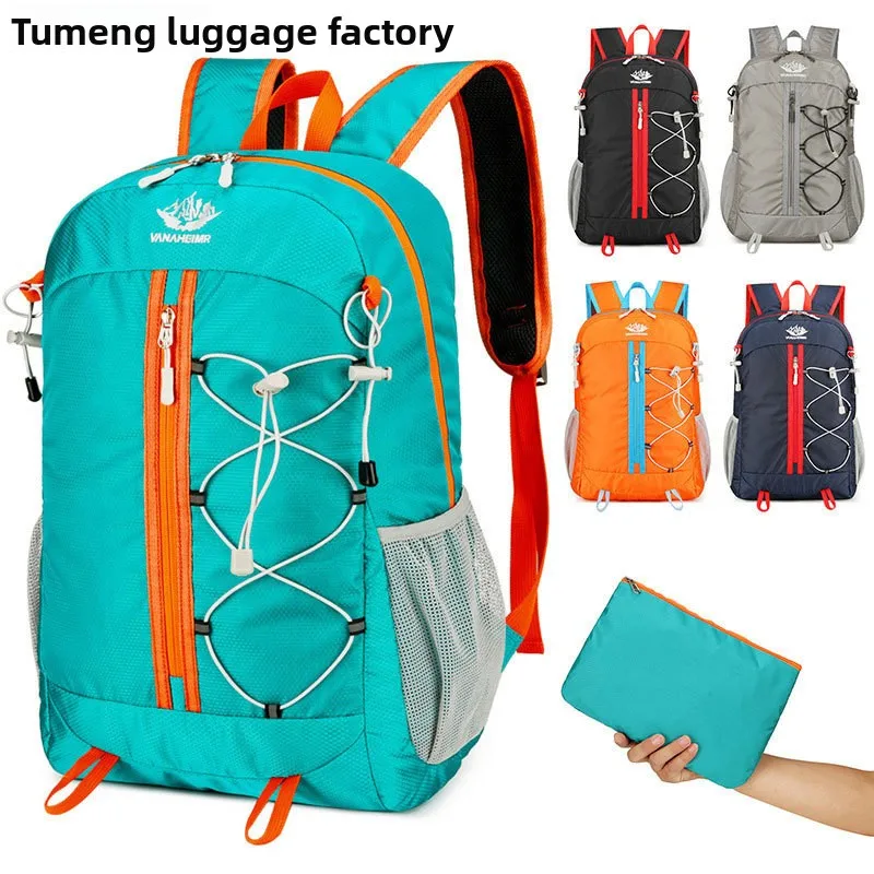 

Men's Mountain Riding Backpack Ultra-light Multi-functional Leisure Foldable Backpack Large Capacity Travel Bag