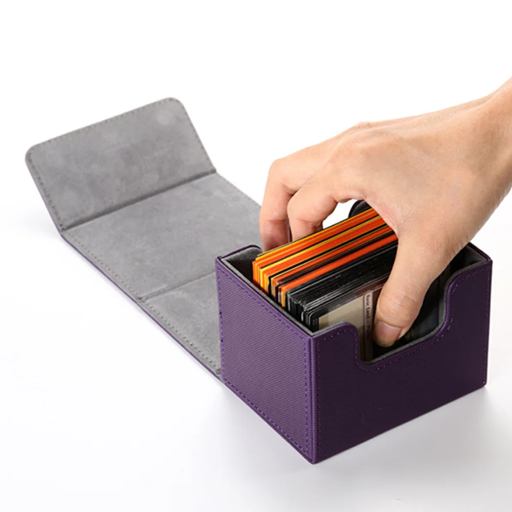 صندوق تخزين لبطاقات البولي يوريثان، منظم بطاقات الألعاب، حامل محمول ذو سعة كبيرة، بطانة ناعمة، حماية من الخدش #1