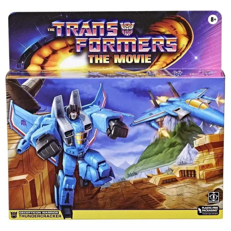 ในสต็อก Hasbro Transformers ของเล่น G1 Replica Thundercracker รุ่นอะนิเมะภาพยนตร์ของเล่นหุ่นยนต์ตัวเลขการกระทําของขวัญงานอดิเรก