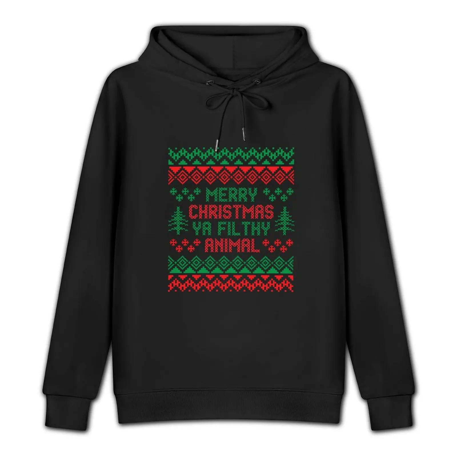 Merry Christmas Ya Filthy Animal Funny Pullover Hoodie male clothes men's coat mens hoodie