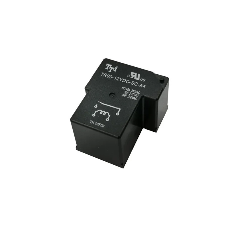 Relé normalmente aberto do Pin, de alta potência, T90, TR90-12VDC-SC-A4, TR90-12V-SC-A4, 12V4, 40A