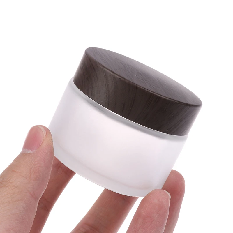 Botellas dispensadoras de viaje para el cuidado Personal, loción, botella de vidrio recargable, almacenamiento de crema para ojos, dispensador sellado, contenedor de tarro cosmético