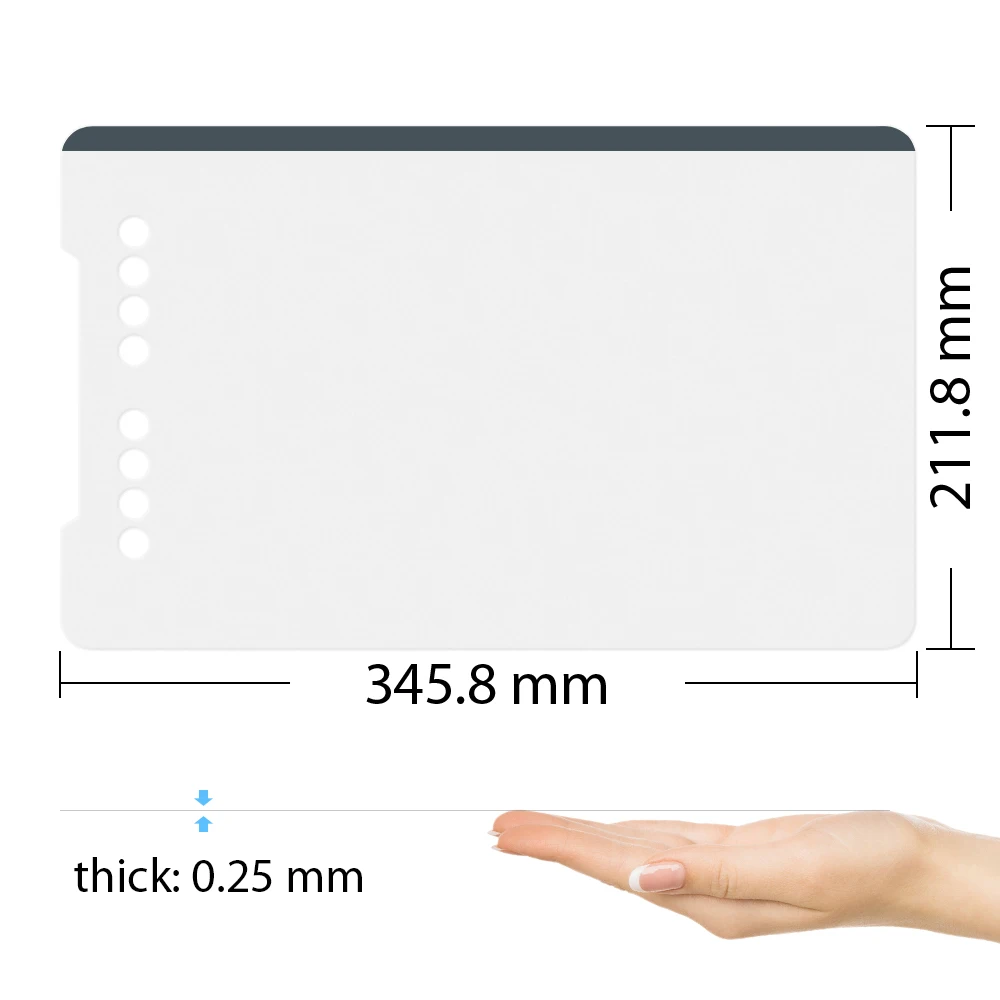 XP-Pen Protective Films for Deco01/ Deco01V2 Graphic Tablet Drawing Tablet (2 pieces in 1 package)